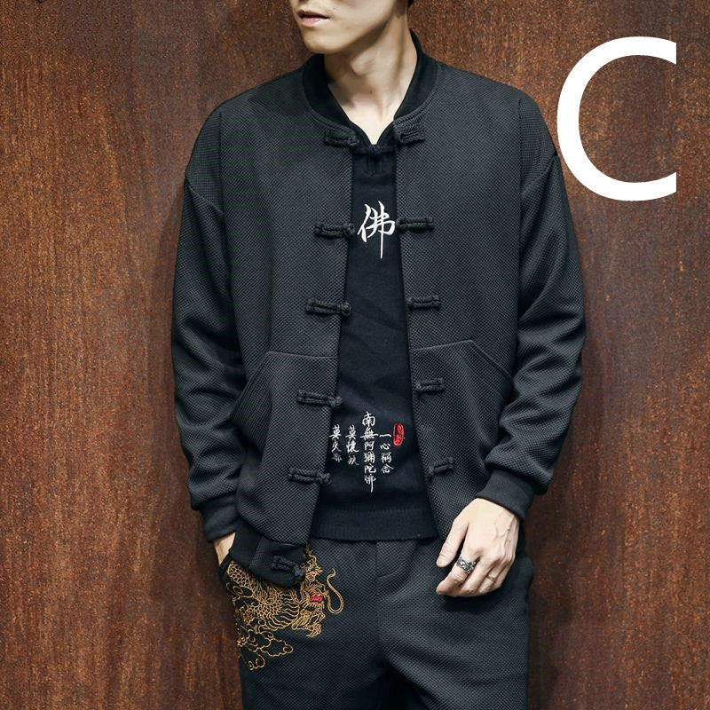 Coat Retro Style Hanfu Men's Suit