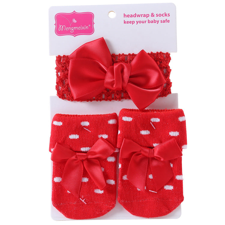 New Polka Dot Three-dimensional Hair Ball Flip Up Children's Socks