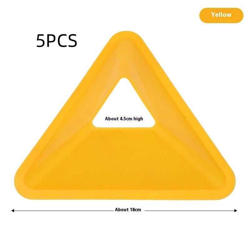 Triangle Sign Plate Training Obstacle Sign Plate