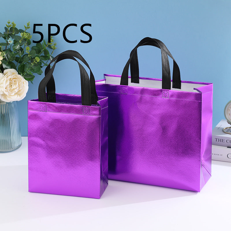 Aluminum Coated Non-woven Folding Tote Bag