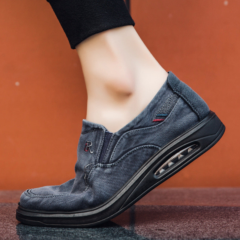 Men's Cloth Deodorant Soft Sole Light Breathable Sports Casual Shoes