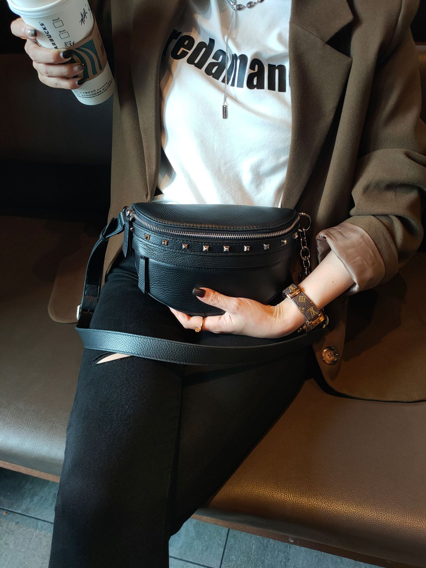 Youth Rivet Crossbody Dumpling Making