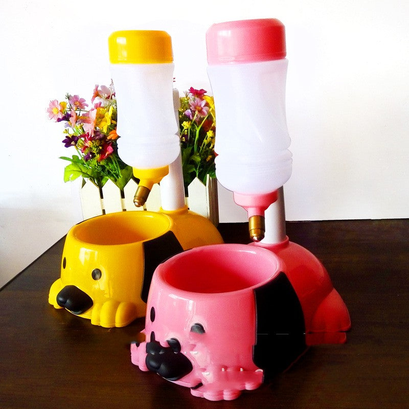 Pet Drinking Bowl Rod Lifting Type