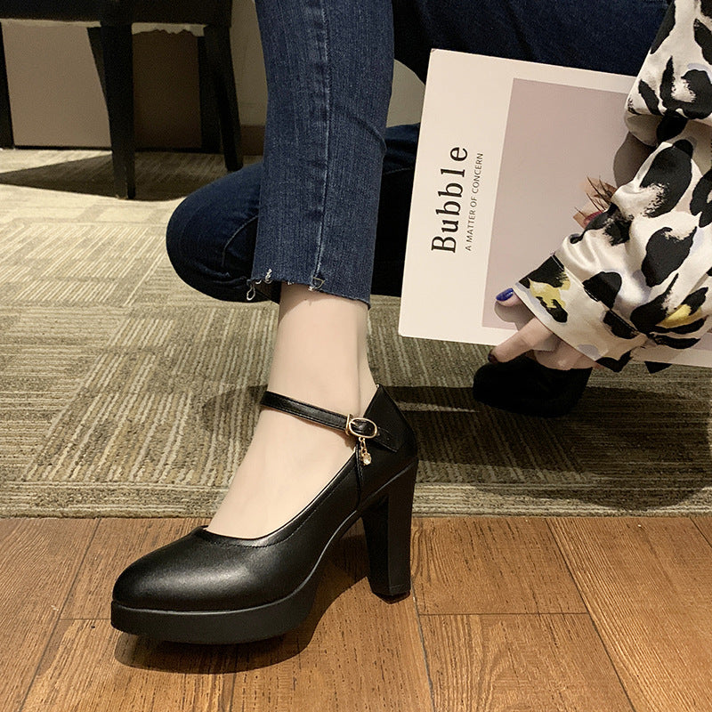Women's Fashion Pointed Toe Solid Color High Heels
