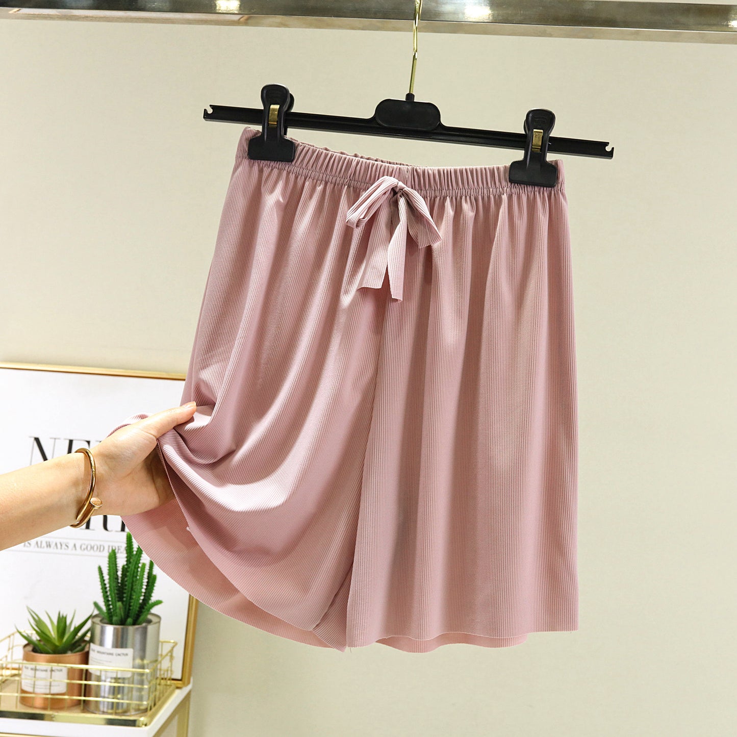 Women's Loose-fitting Casual Ice-silk Pants