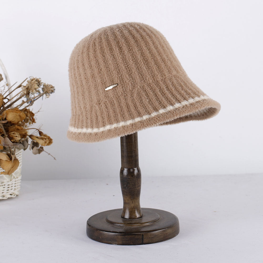 Warm Thickened Assorted Colors Woolen Knitted Hat