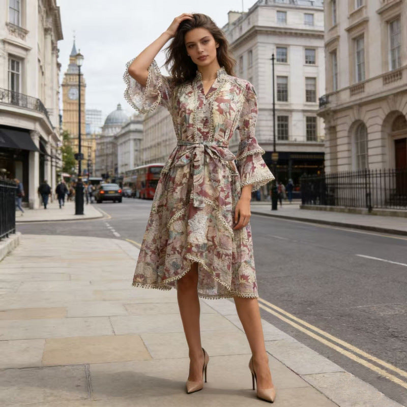 Vintage Lace Patchwork Dress