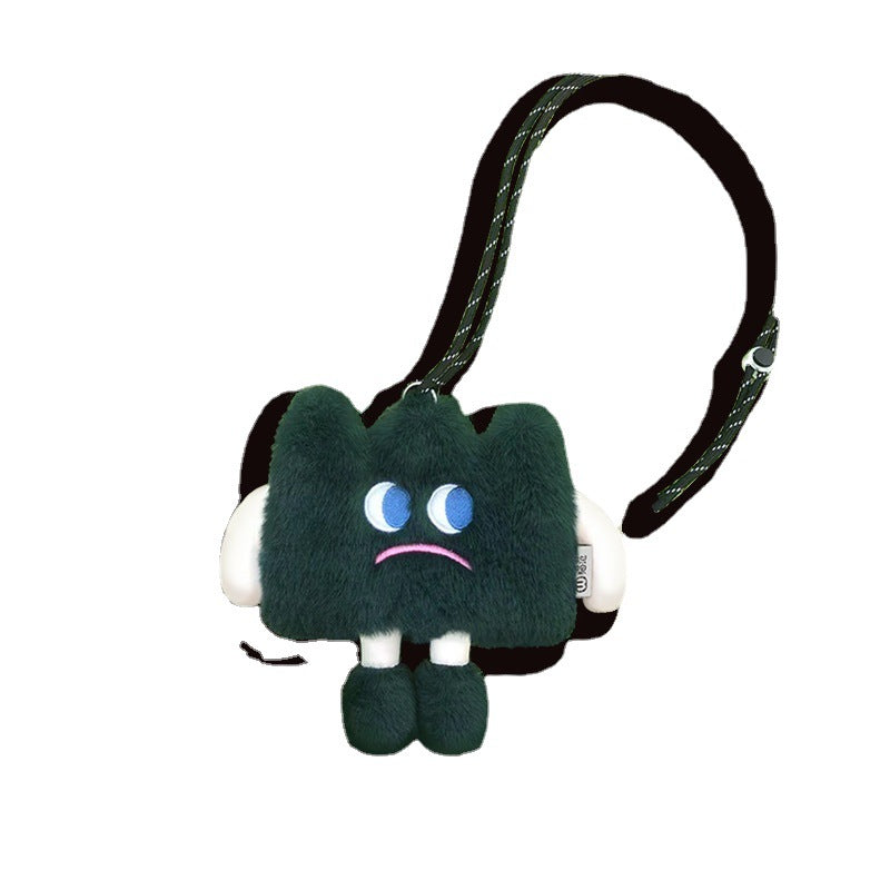 Emotional Straw  Mobile Phone Bag Cute Plush Crossbody Bag Female