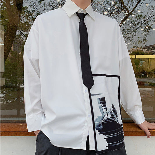 Youth Hong Kong Casual Loose Shirt
