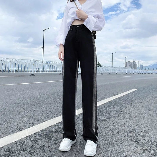 Sorte Gradient Straight Jeans