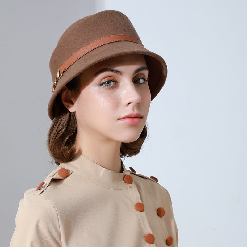 Men's And Women's Fashion Belt Metal Buckle Hat