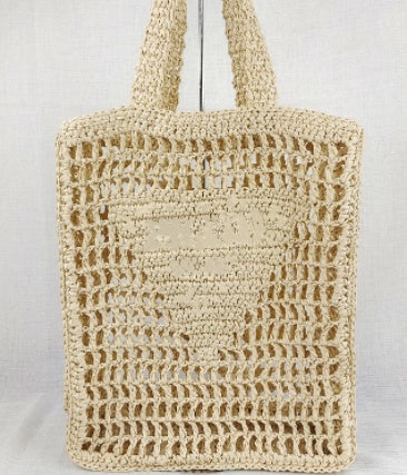 Hollow Letter Bag Korean Style Holiday Women's Woven