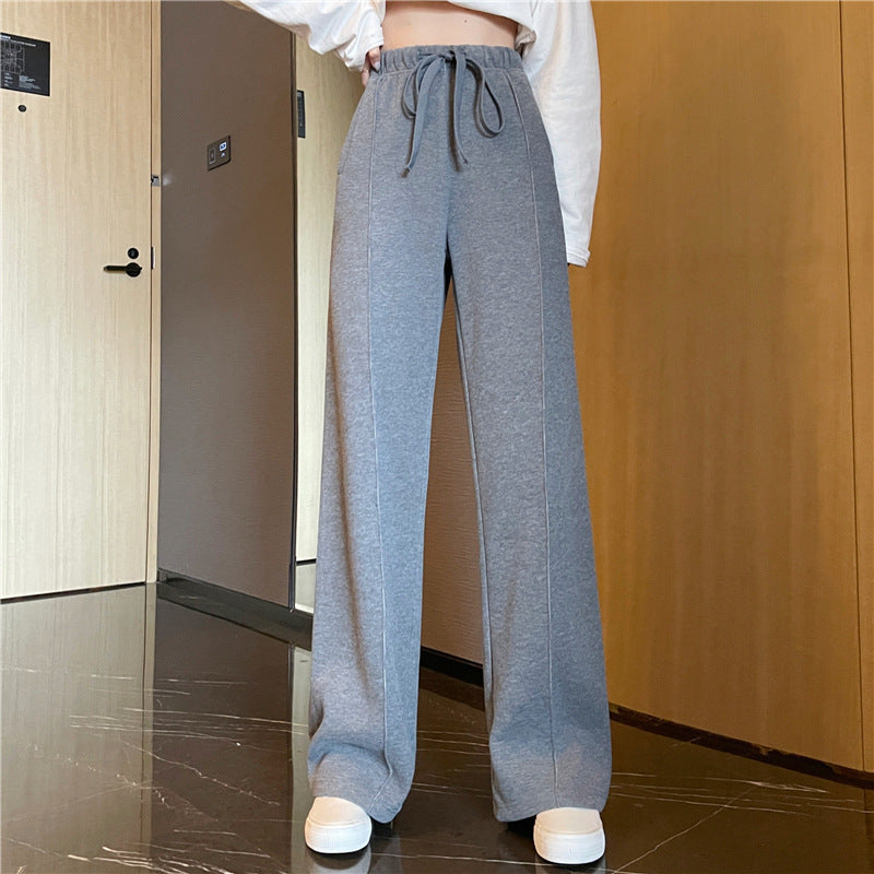 Women's Slimming Versatile Casual High Waist Wide Leg Pants
