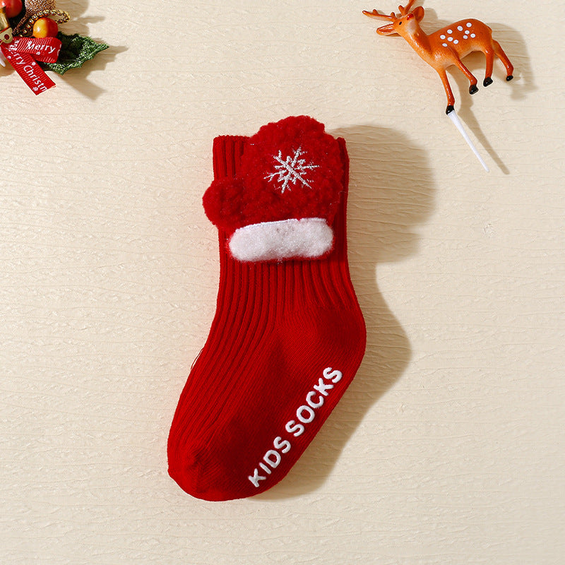 Non-slip Floor Socks Cartoon Children's Mid-calf Socks Baby's Socks