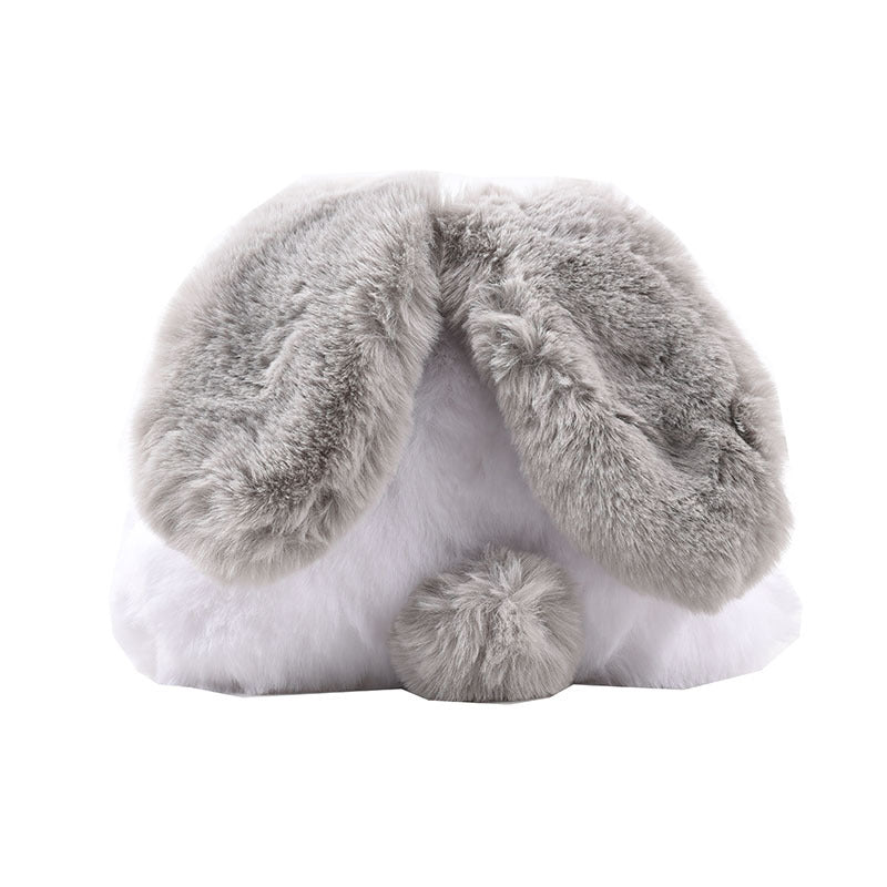 Cute Plush Ears Bunny Tail Fashion Macaron