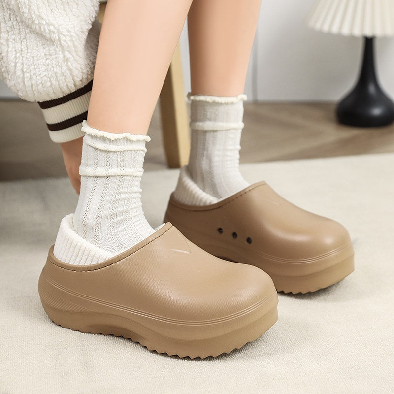 Mens Cotton Slippers For Winter Outdoor Wear