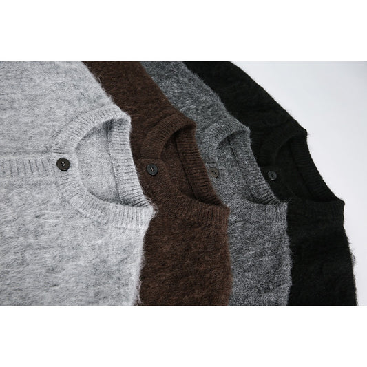 Retro High-end Cardigan Knit Sweater