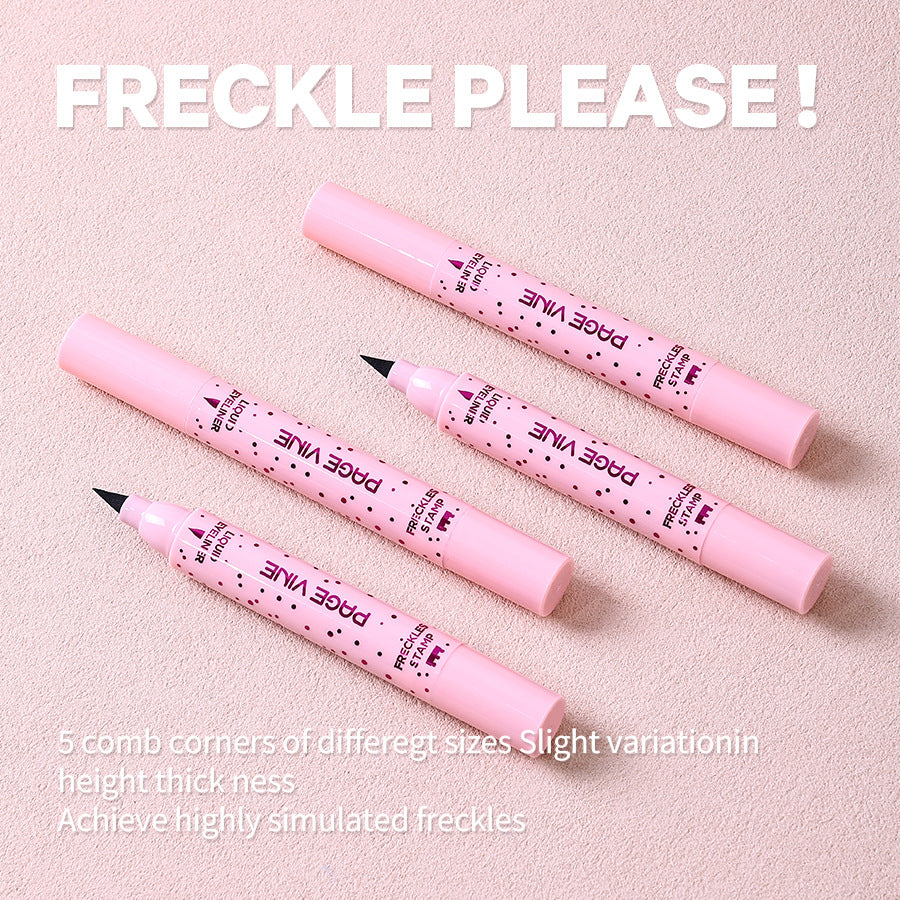 Natural Freckle Pen Double-headed Eyeliner Long-lasting Easy To Color Makeup