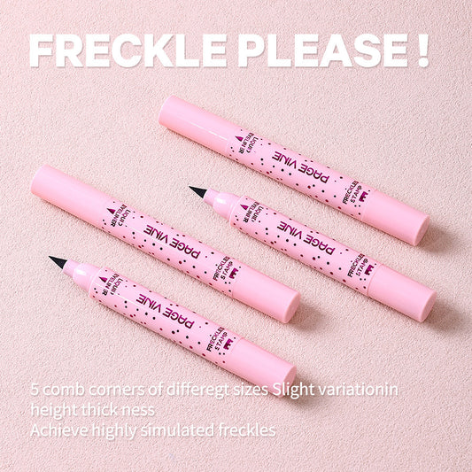 Natural Freckle Pen Double-headed Eyeliner Long-lasting Easy To Color Makeup