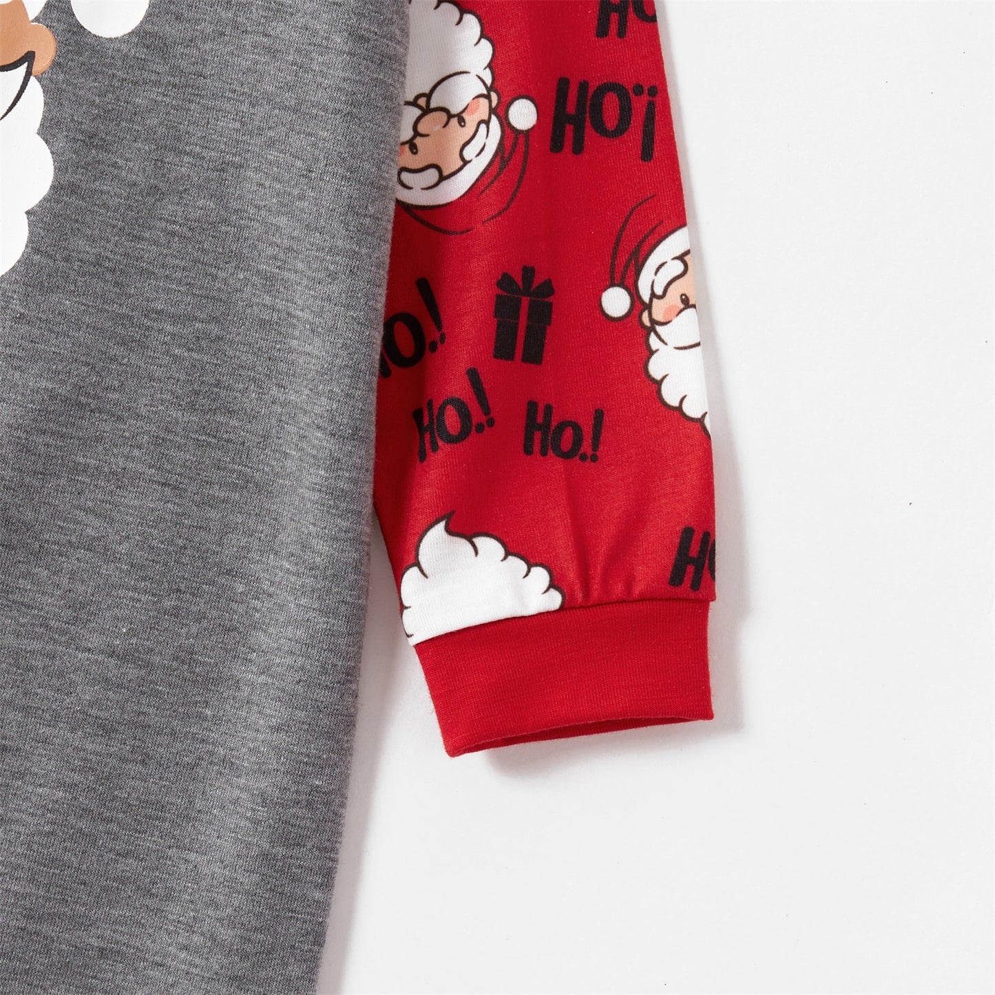Julepyjamassæt med lange ærmer til forældre og børn med print