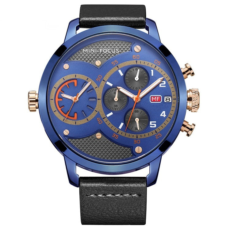 Men's Watch Personality Fashion Calendar Luminous Waterproof Strap