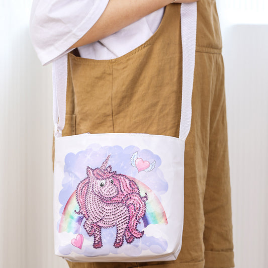 DIY Diamond Painting Kids Portable DIY Crystal Satchel Bag