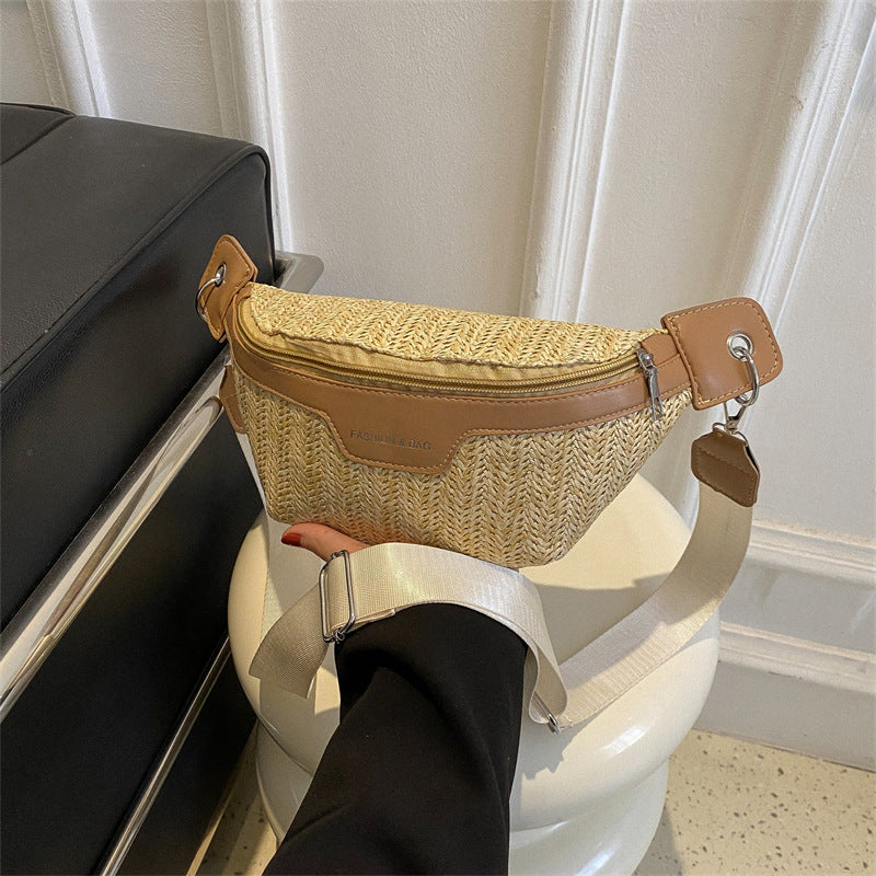 Fashion Straw Women's Bag Western Style Weaving