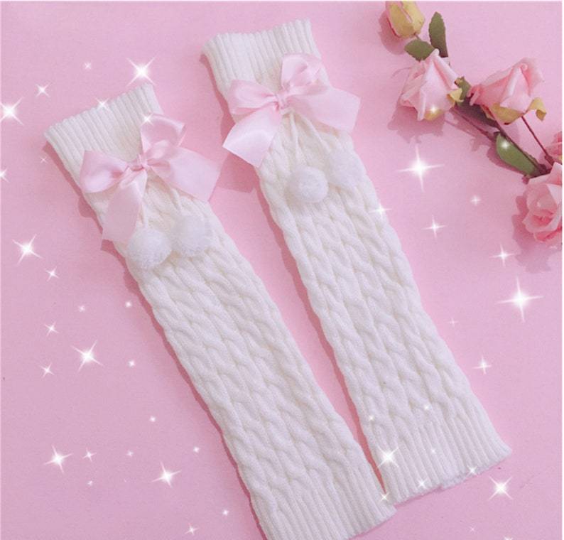 Warm Bow Elephant Socks Mid-calf Foot Sock
