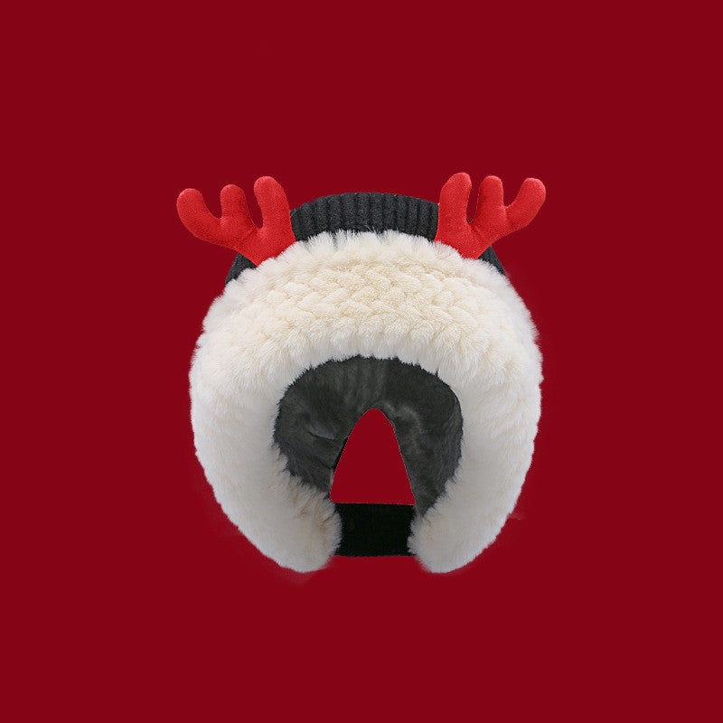 Women's Warm Face Small Plush Earmuffs