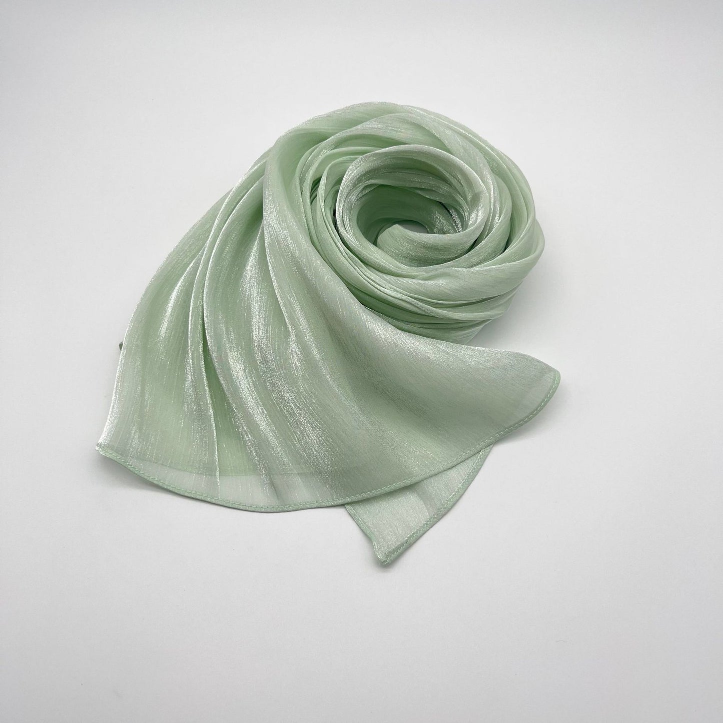 Shiny Satin Scarf Malay Scarf