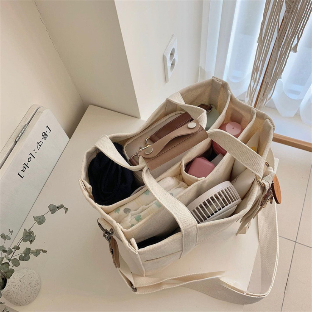 Mode Multifunktionelle Mor-tasker Baby Skuldertaske