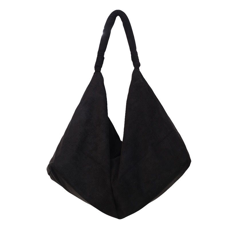 Large-Capacity Commuter Suede Solid-Color Casual Womens Bag