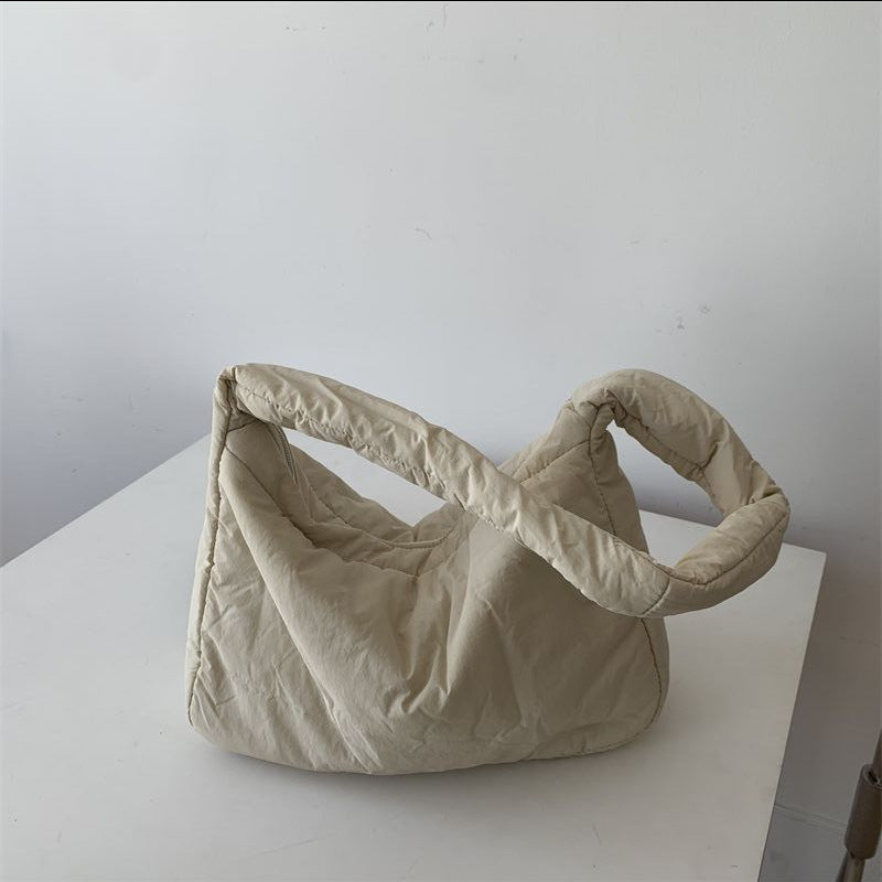Large Capacity Autumn And Winter New Sponge Bag For Women