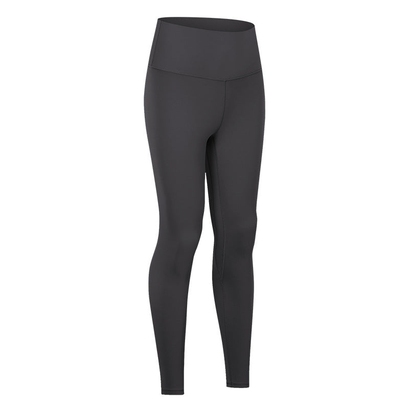 Nude Yoga Pants For Women In Autumn And Winter, High Waist, Hip Lifting, Running Tight