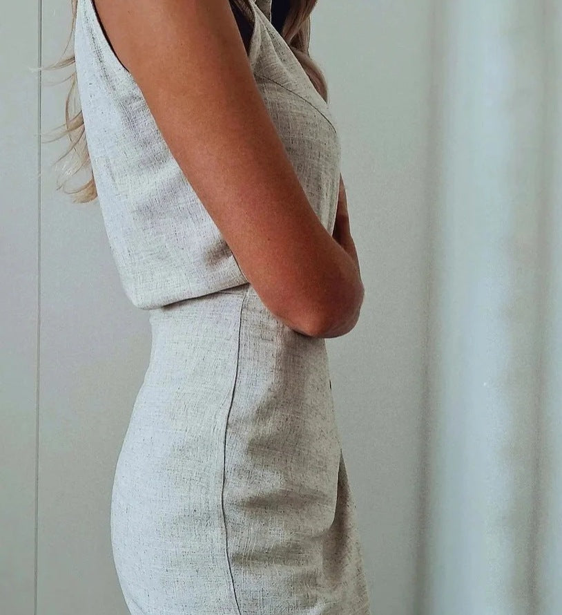 Summer Professional Suit-collar Dress For Europe And The US