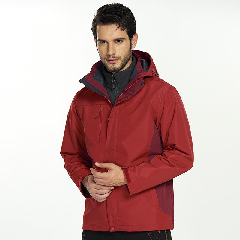 Men's And Women's Windproof And Warm Thick Mountaineering Jacket