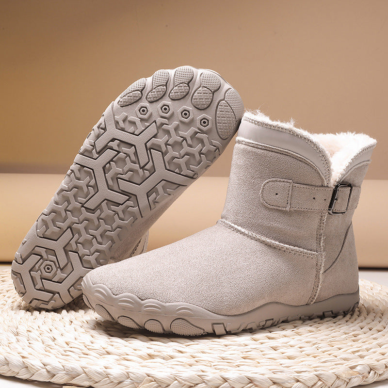 Womens Flat Non-slip Casual Ankle Boots