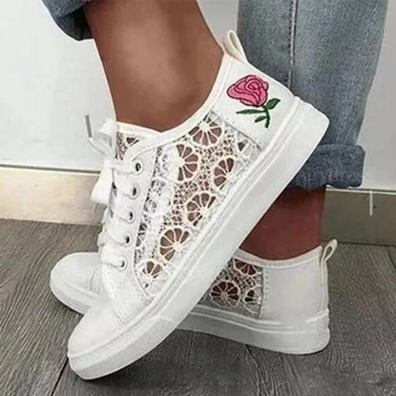 Women's Flat Mesh Breathable Mesh Shoes