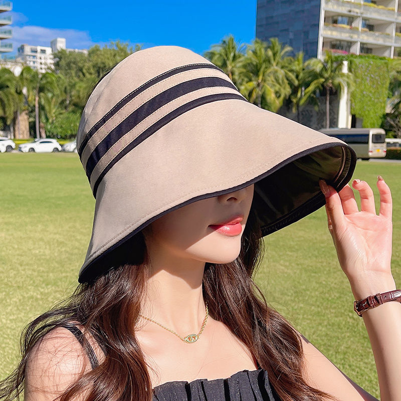 Women's Outdoor UV Protection Too Brim Sun Visor Empty Top Hat