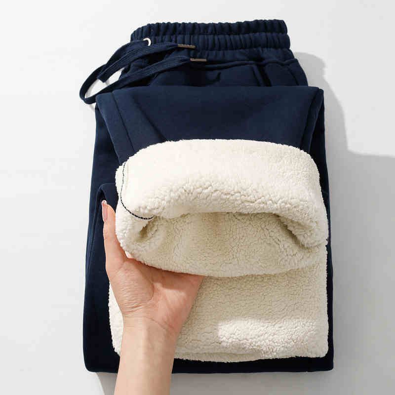Cashmere Velvet Sweatpants Straight Casual Sports Pants