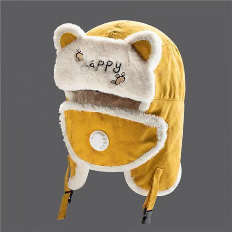 Women's Winter Cycling Warm Windproof Pullover Hat