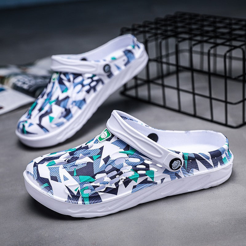 Men's Casual Breathable Camouflage Personalized Slippers