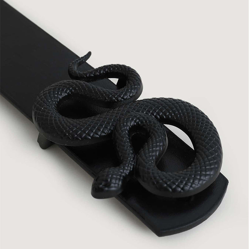 Creative Animal Alloy Snake Buckle Retro Belt