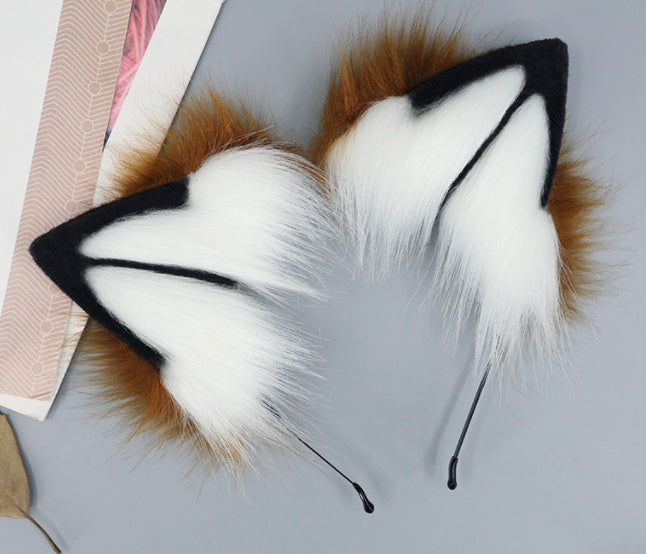 One Piece Dropshipping Handmade JK Headdress Lolita Headband Line Winder Fenille Cosplay Animal Ears Beast Tail Suit