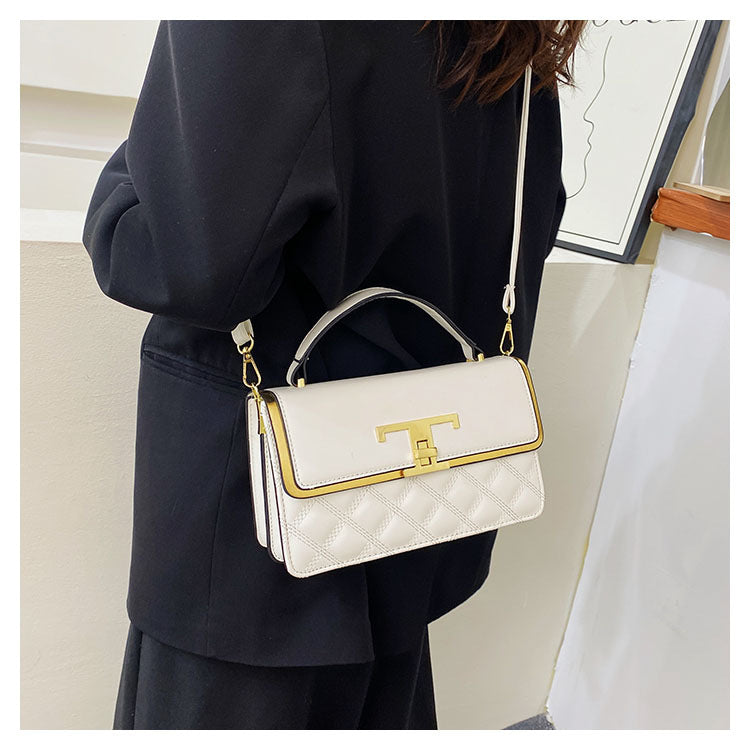 Andheld Brev Enkelt Skuldertaske Bredbånd Crossbody
