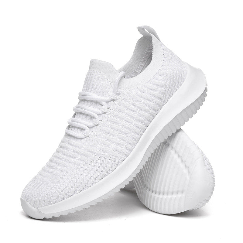 Plus Size Couple Sneakers Ladies Socks Shoes Lightweight