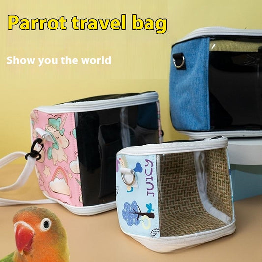Pet Parrot Portable Breathable Backpack
