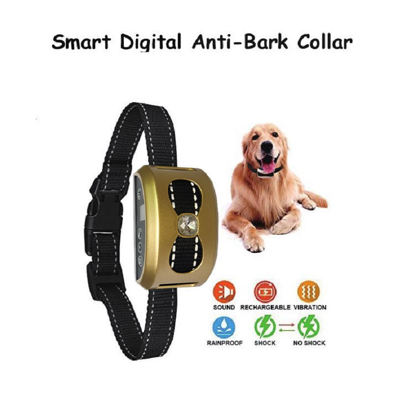 Pet Bark Stopper Electric Shock Vibration Collar