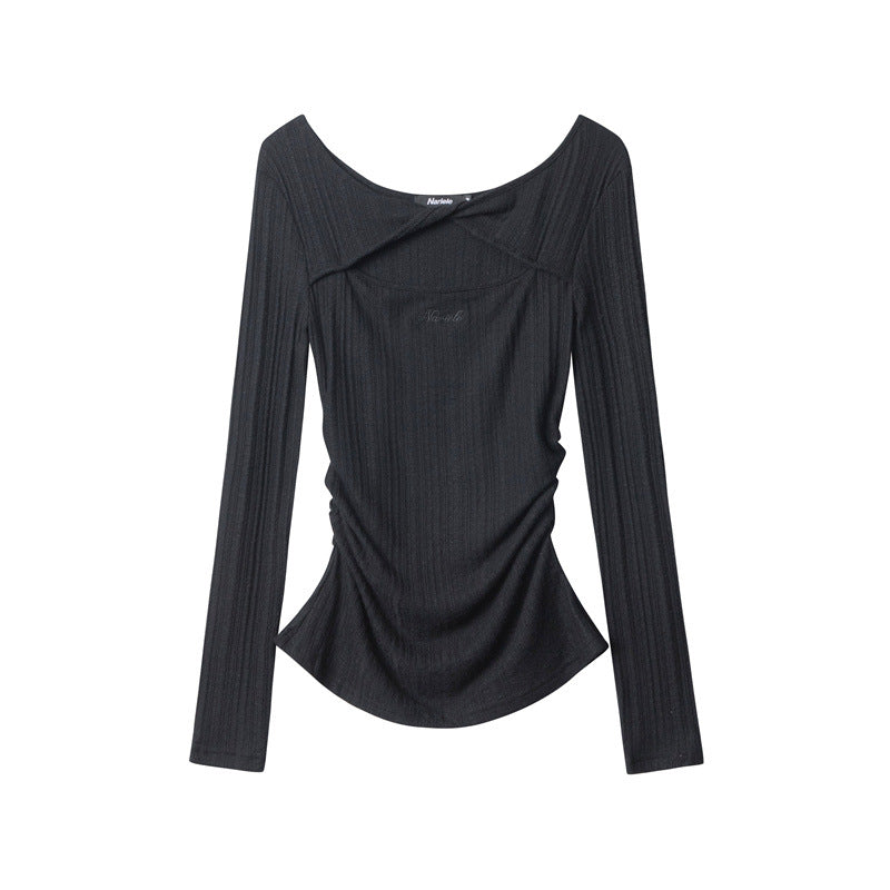 Design Sense Irregular Top Slimming Hot Girl