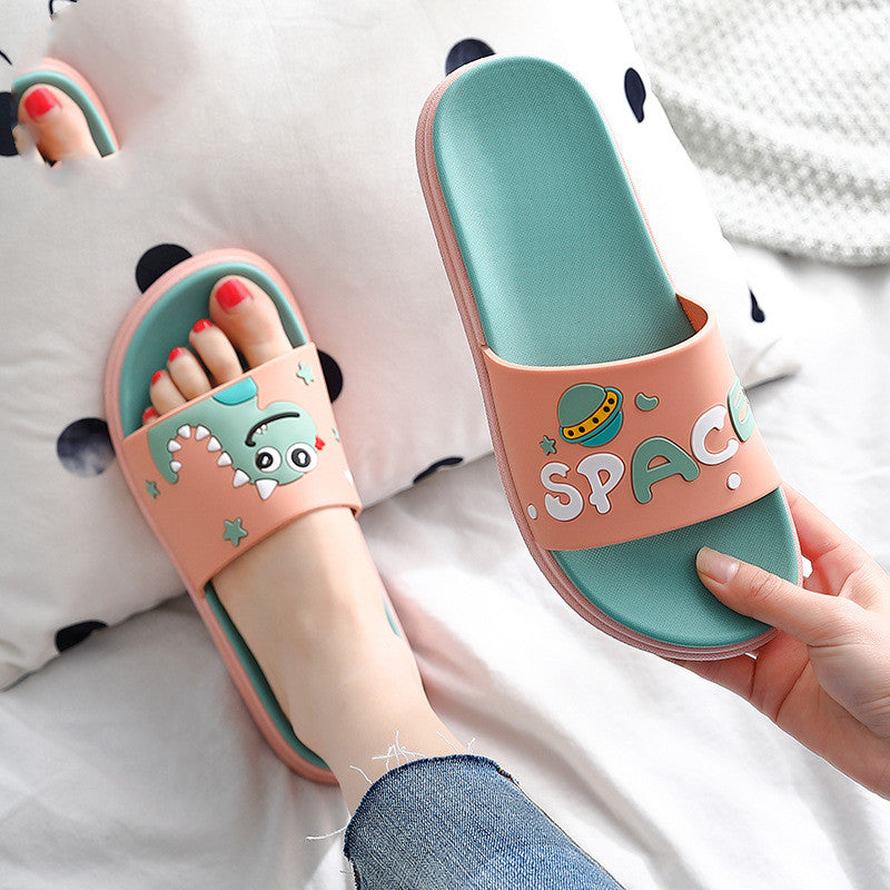 New Slippers Female Summer Family Of Three Parent-child Home Sliding Indoor